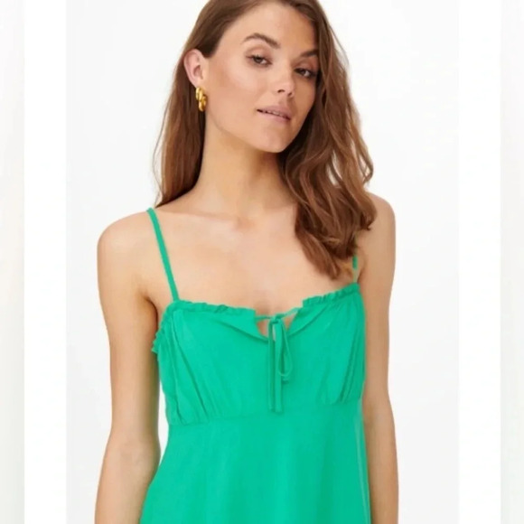 ONLY - ONLNOVA LIFE STRAP ALEXA DRESS SOLID PTM GREEN SIZE XS NWT Sun Dress - Picture 11 of 14